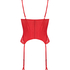 Biustonosz bustier Mariah, Czerwony