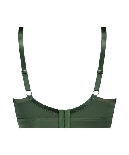 Biustonosz bez fiszbinów z miejscem na protezę, Zielony
