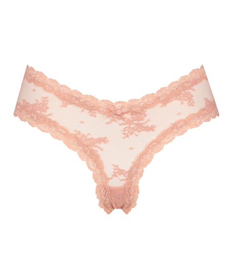 Brazyliany V-shape Mesh, R&oacute;żowy