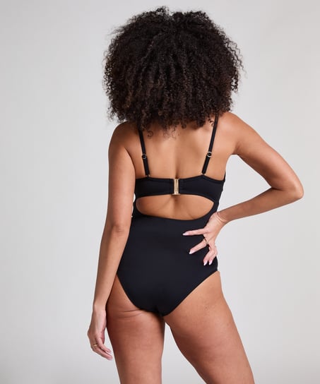 Str&oacute;j kąpielowy Neoprene, Czarny