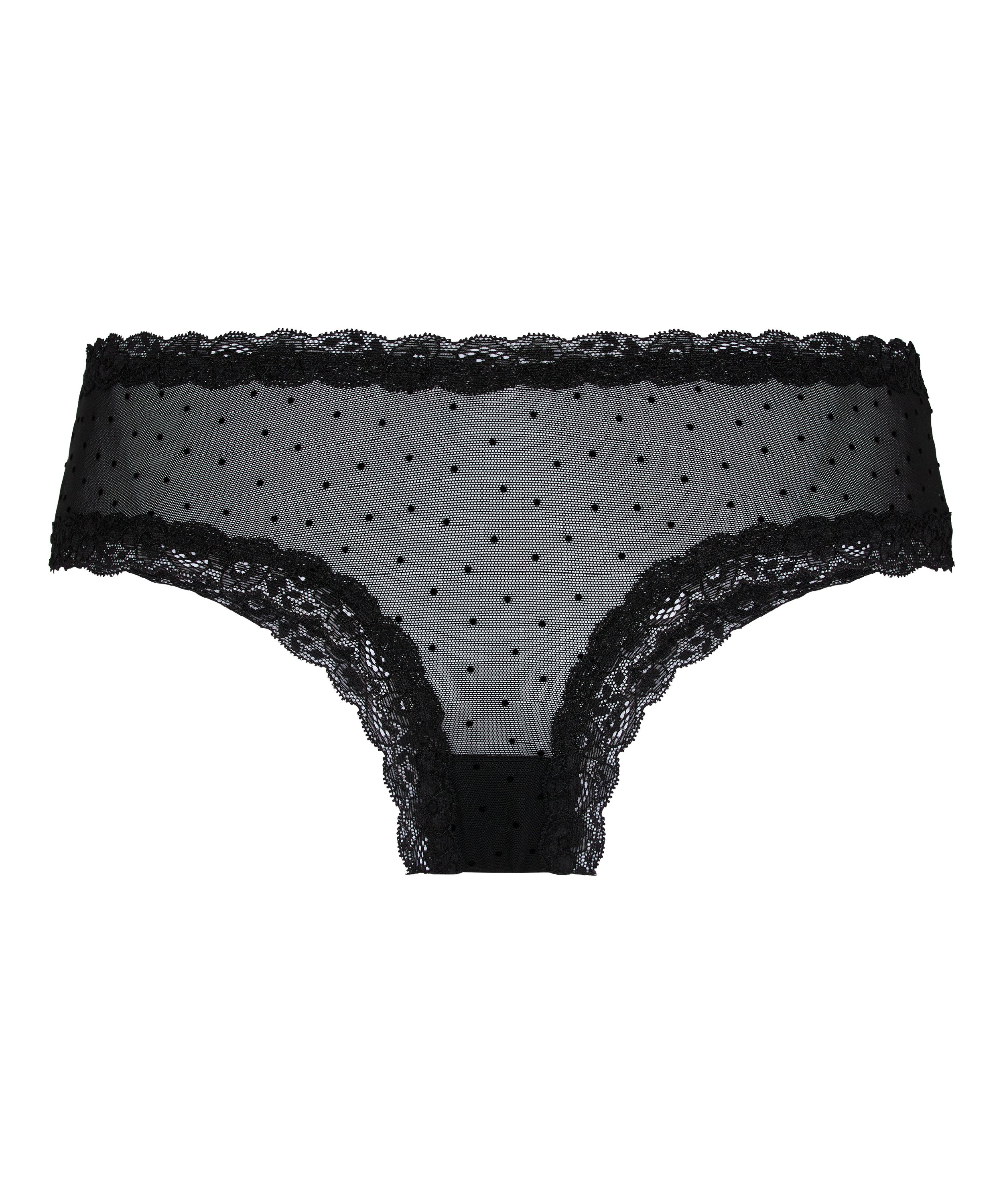 Brazyliany V-shape Mesh, Czarny, main