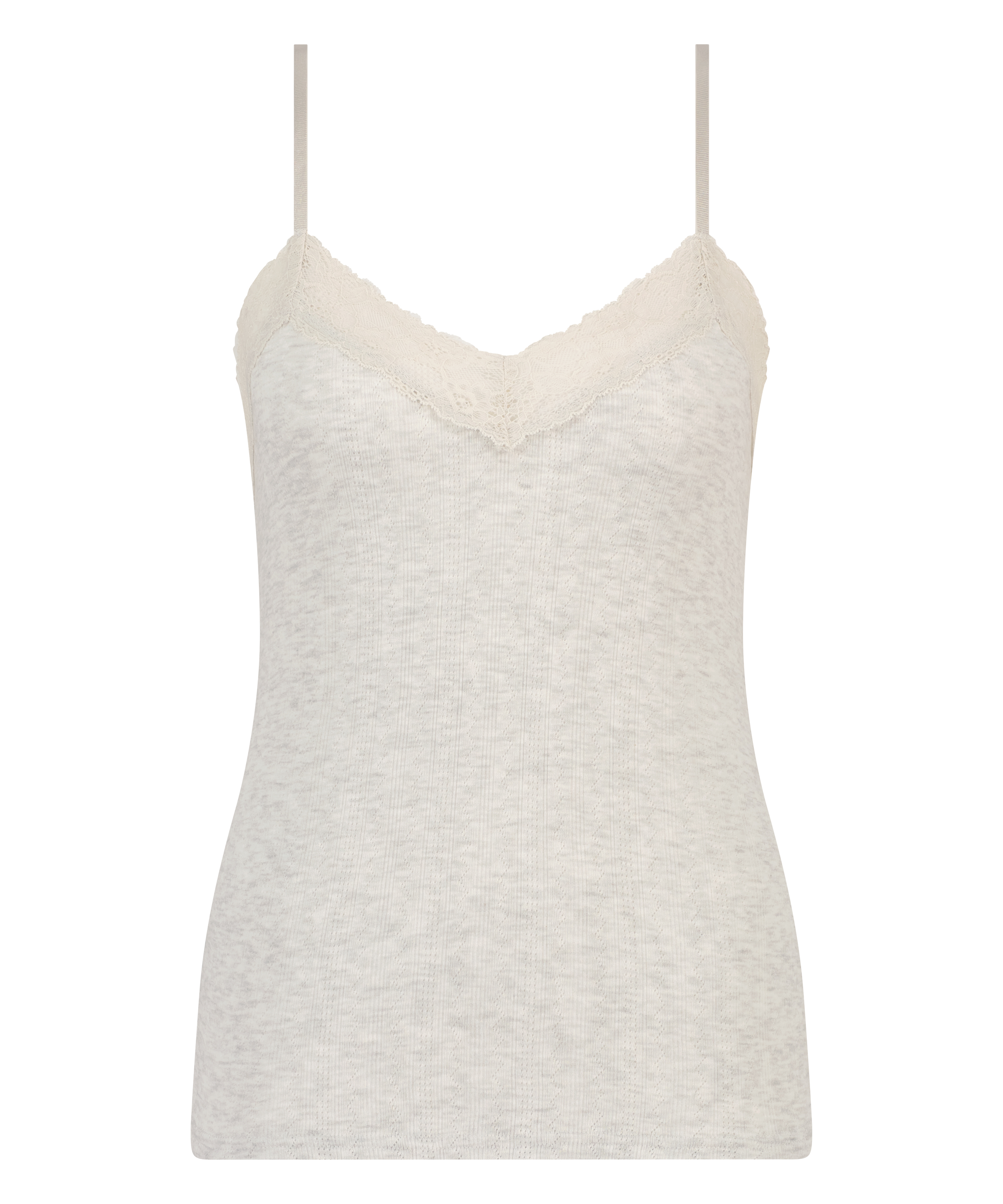 Cami lace top, Beżowy, main