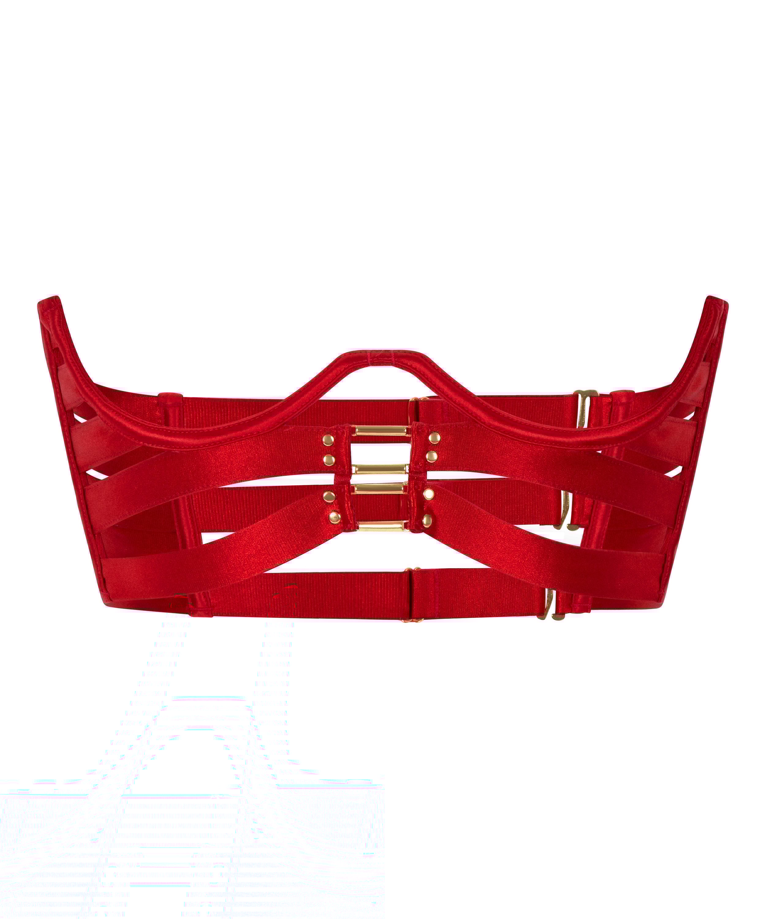 Top pod biust Missy, Czerwony, main
