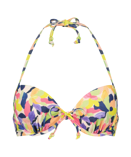 Hawaii biustonosz push up bikini z wkładkami, Biały