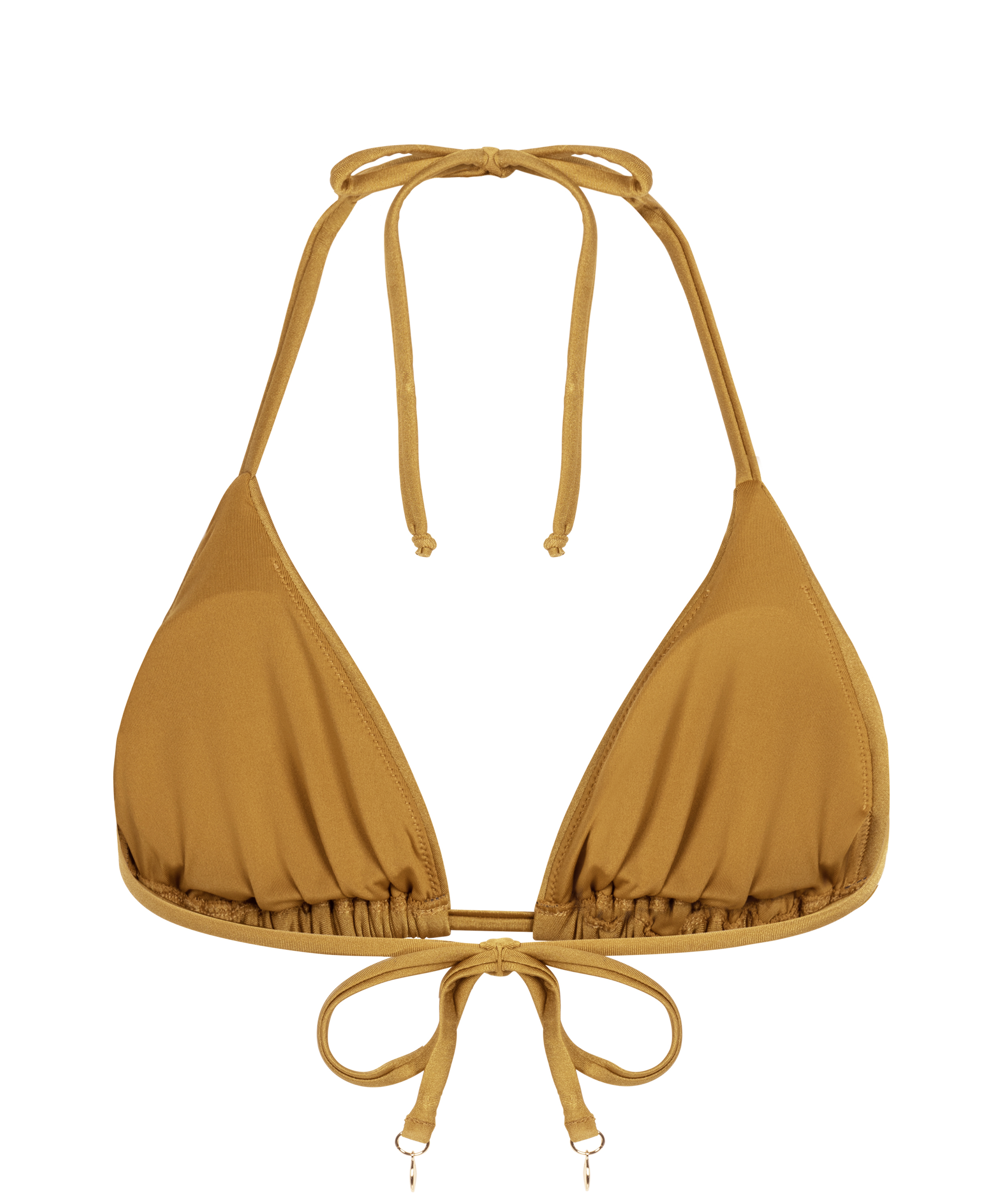 Trójkątna góra od bikini Boho, Żółty, main