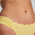 Majtki Bikini Rio Scallop, Ż&oacute;łty