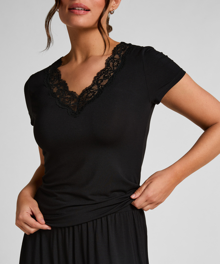 Zestaw piżamowy Nana, Czarny