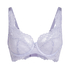 Biustonosz nieusztywniany z fiszbinami Daisy, Fioletowy