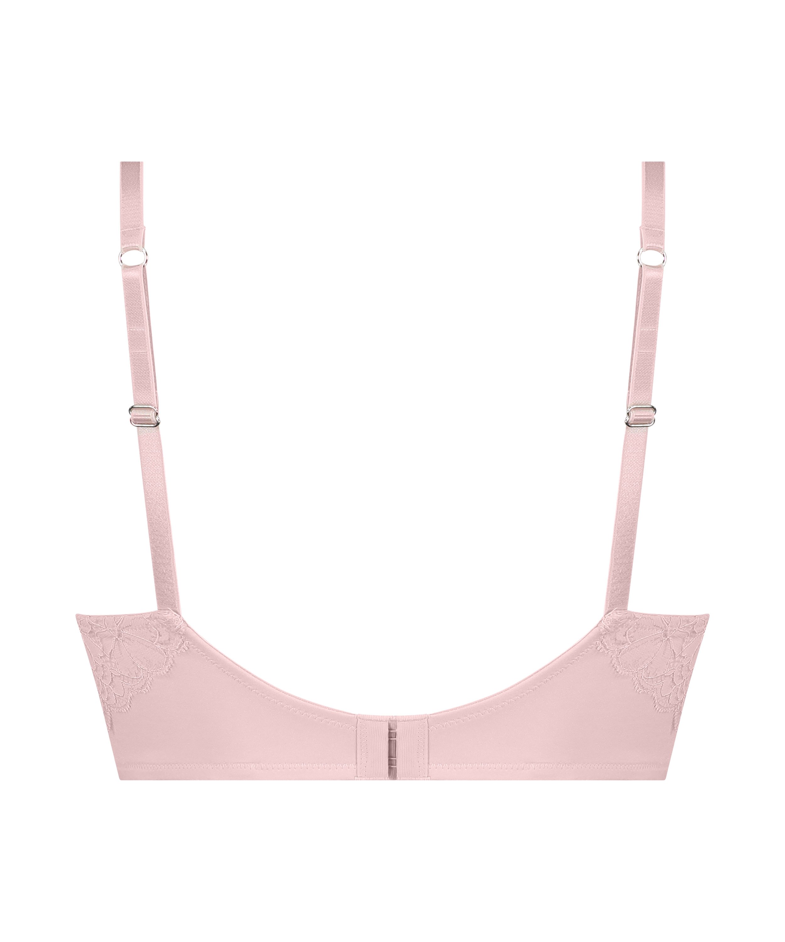 Usztywniony długi biustonosz z fiszbinami Andrea, R&oacute;żowy, main