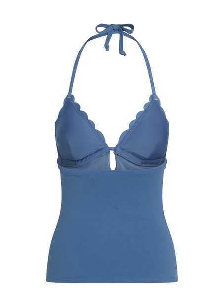 Kształtowane tankini, Niebieski