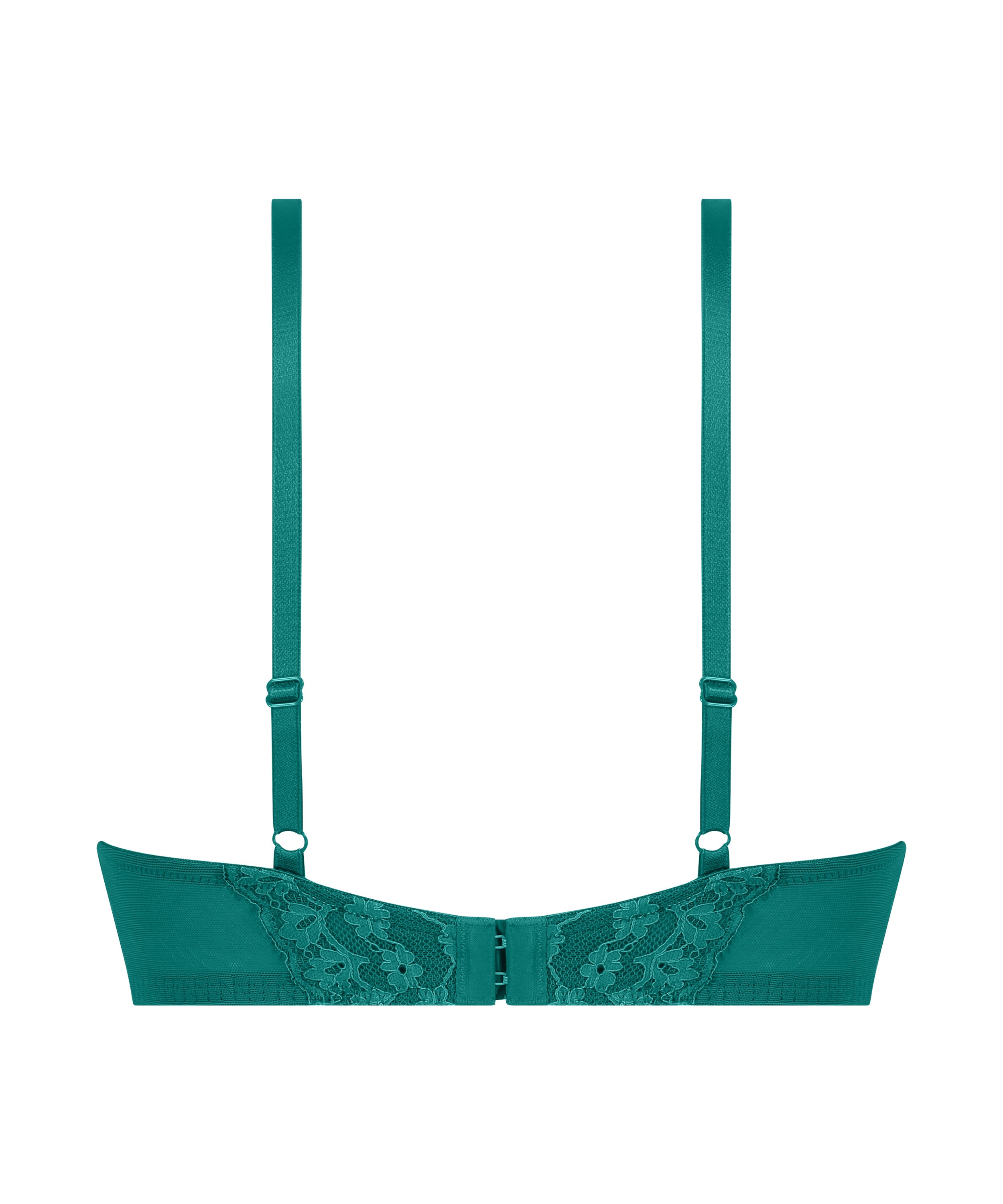 Usztywniony biustonosz maximizer z fiszbinami Daisy, Zielony, main