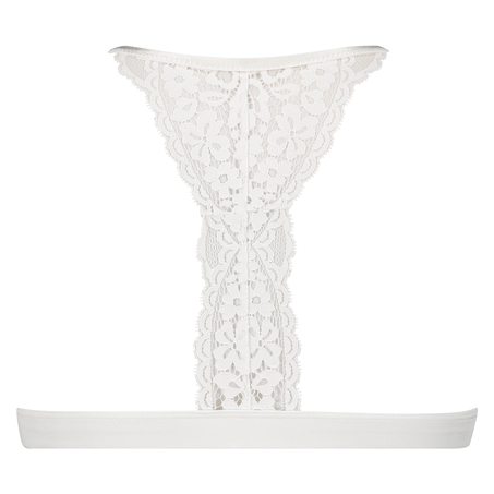 Marina Padded Triangle Bralette, Biały