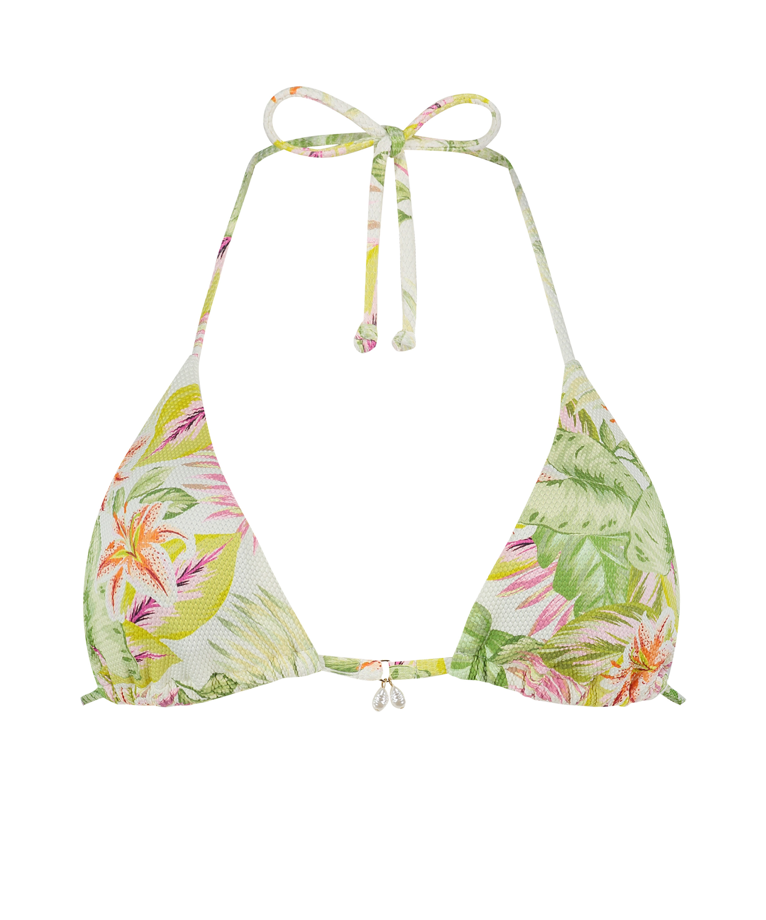 Tr&oacute;jkątna g&oacute;ra od bikini Tropics, Biały, main
