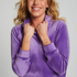 Welurowy top, Fioletowy