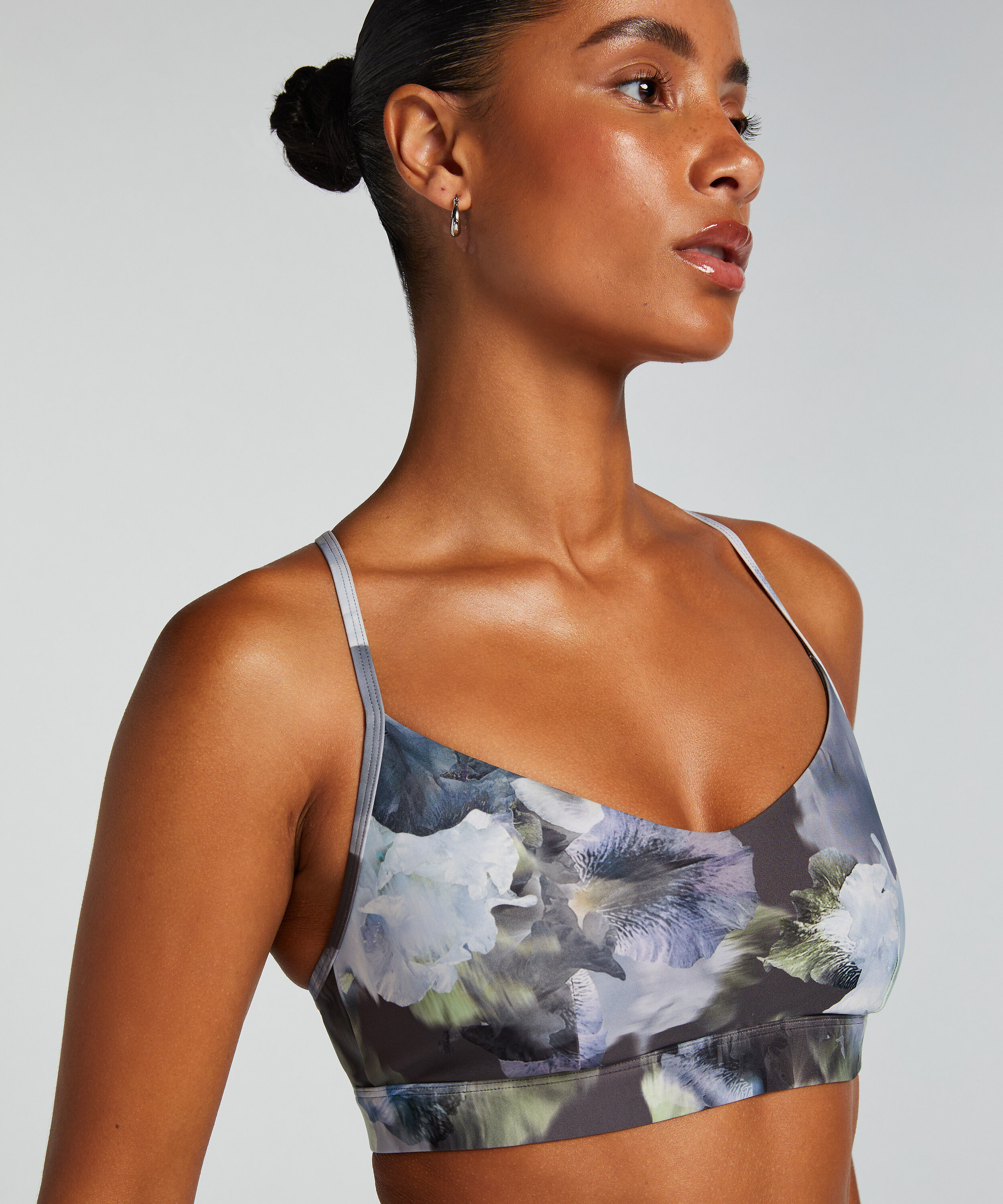 HKMX  Stanik sportowy poziom 1, Szary