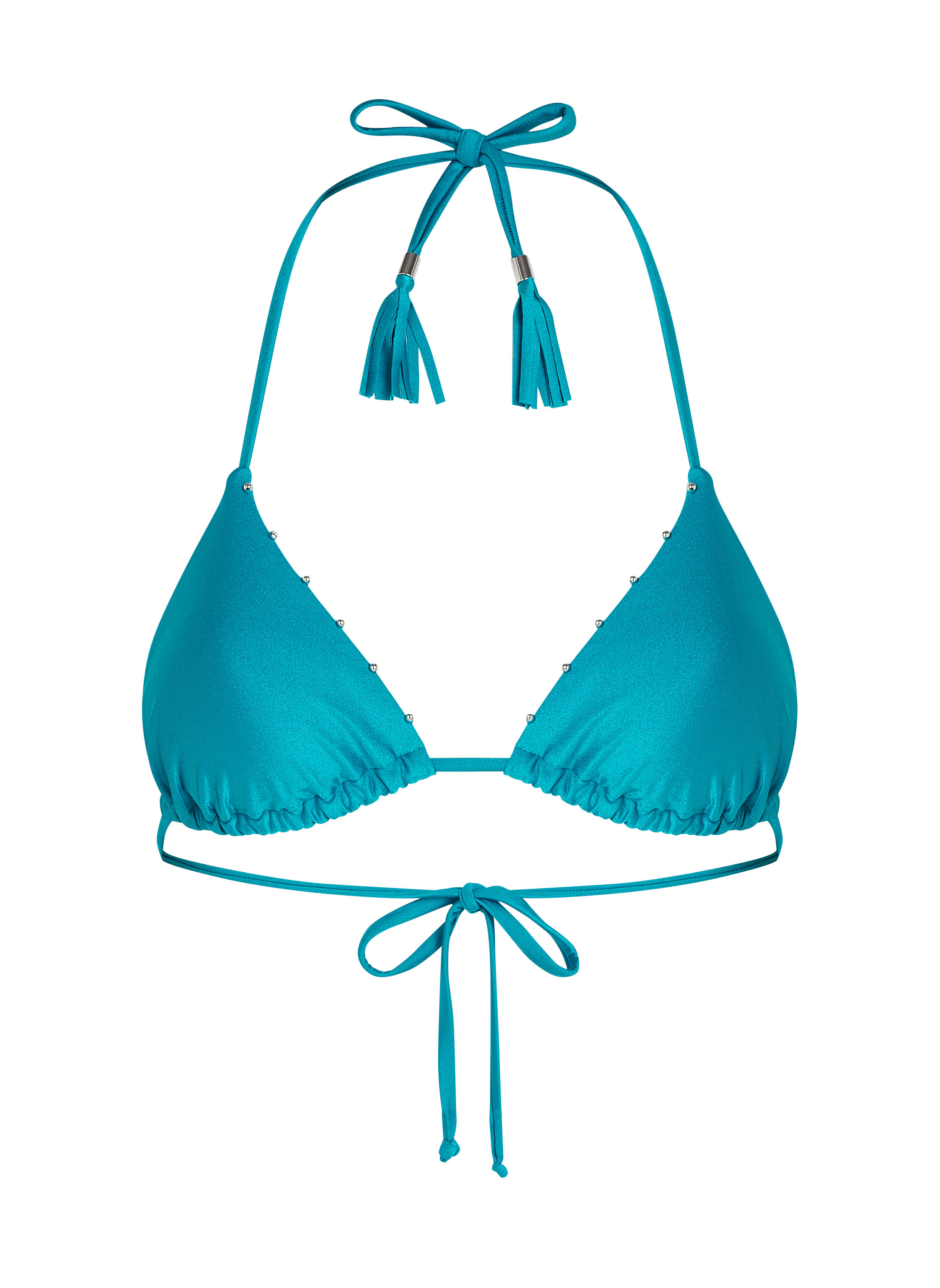 Tr&oacute;jkątna g&oacute;ra od bikini Aqua, Zielony