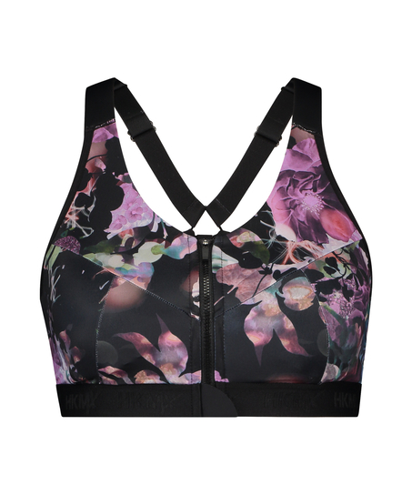 Biustonosz sportowy HKMX All Star Level 3, Czarny