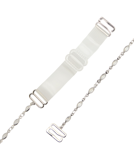 Jewel Bra Straps, Szary