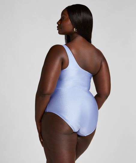 Kostium kąpielowy Shaping Shell Mesh, Niebieski