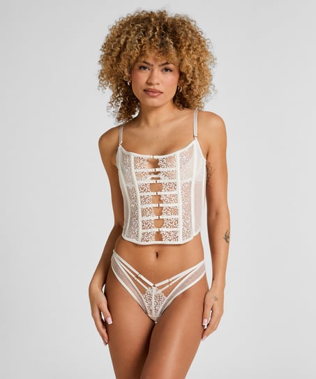Biustonosz Bustier Kristina, Biały