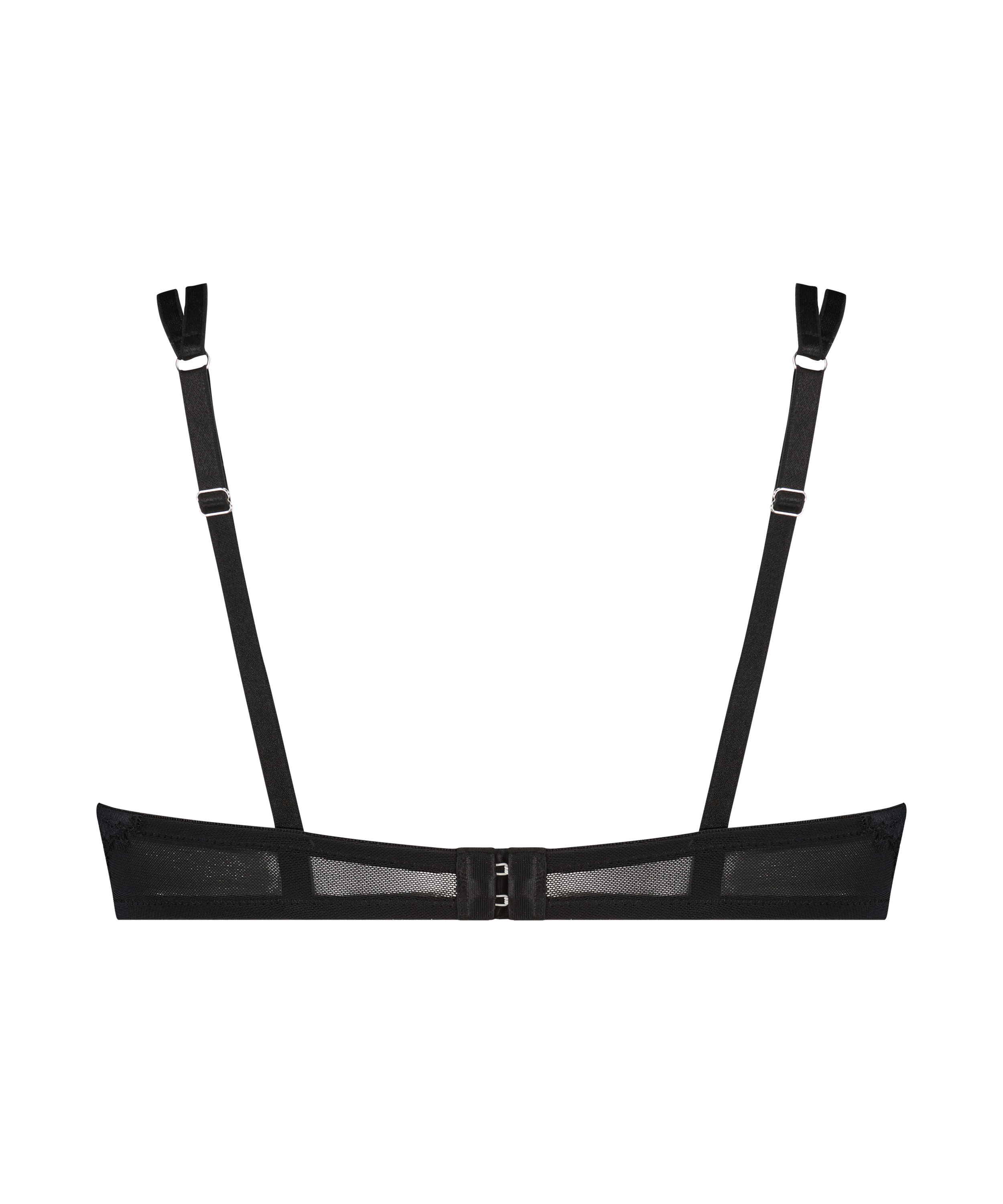 Nieusztywniany biustonosz z fiszbinami Amelie, Czarny, main