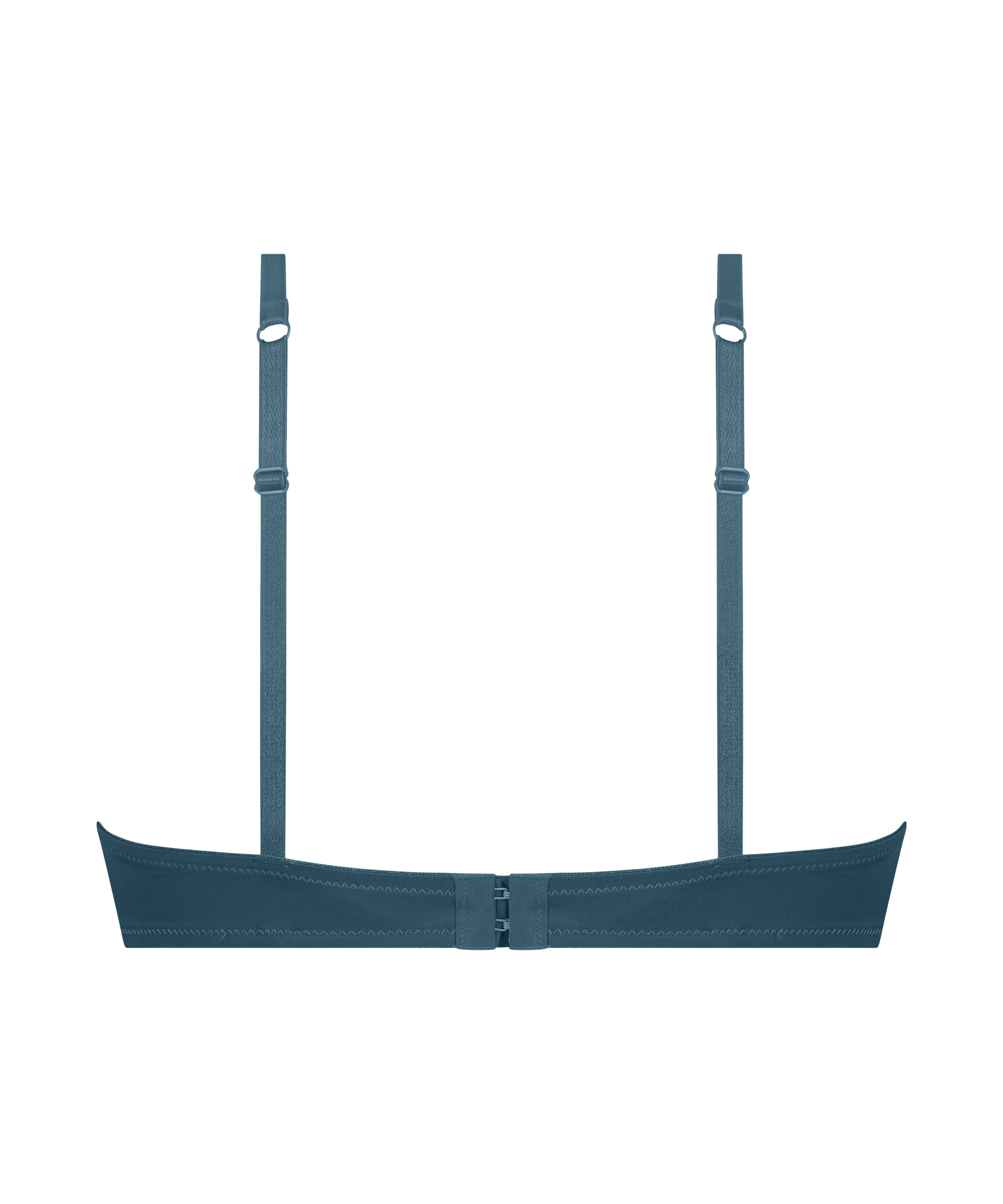 Biustonosz usztywniany z fiszbinami Lace & Shine, Niebieski, main