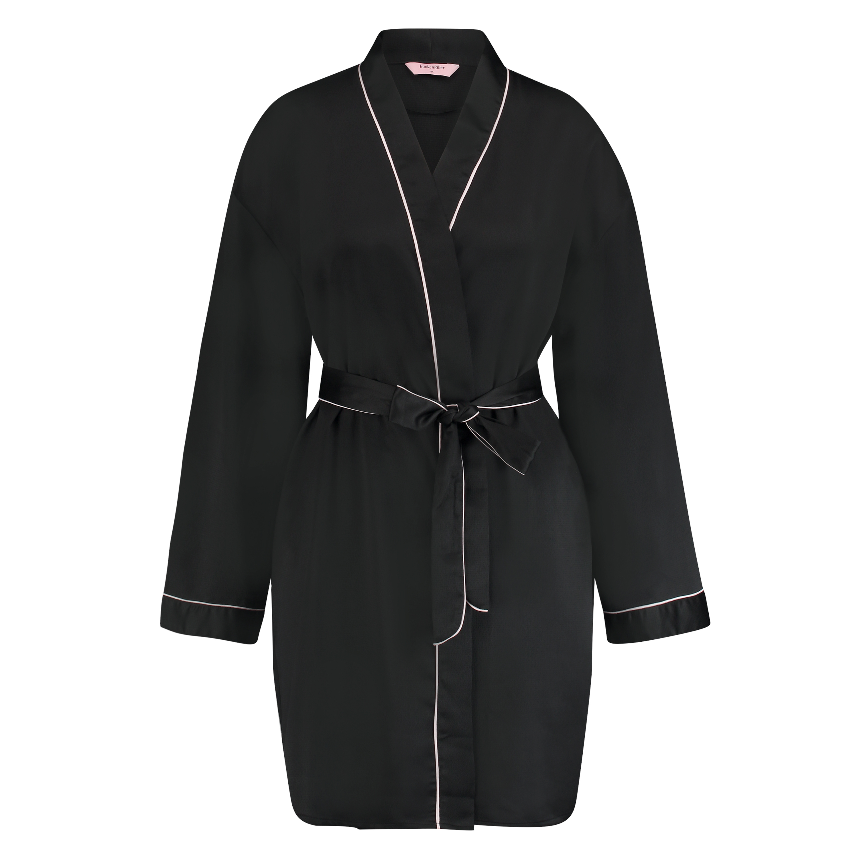 Satynowe kimono, Czarny, main