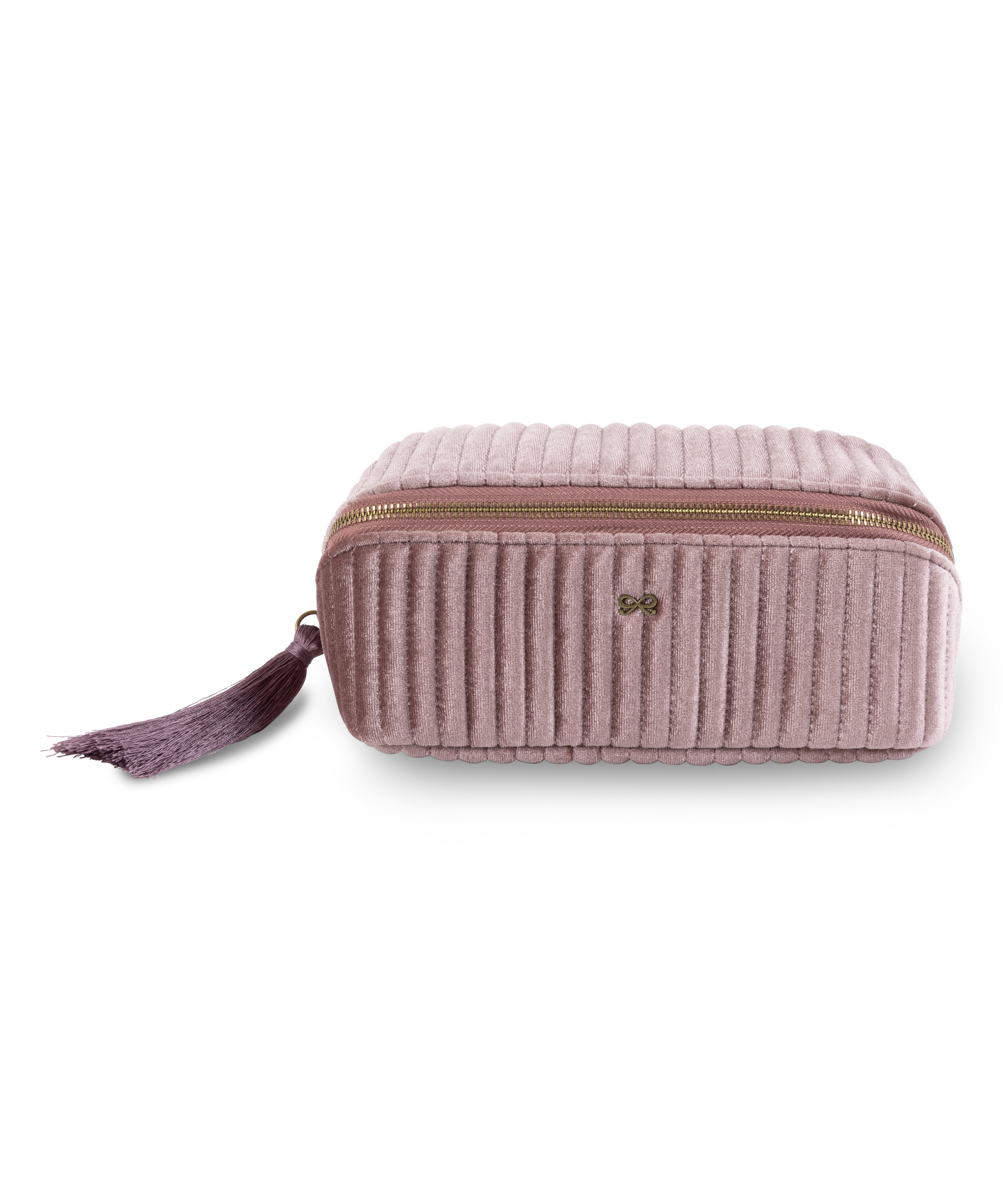 Velvet Make-Up Bag, R&oacute;żowy, main