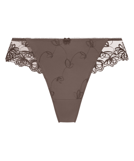 Diva thong, Brązowy