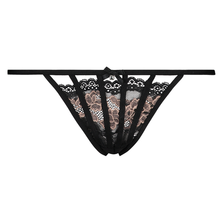 Nala tanga thong, Czarny