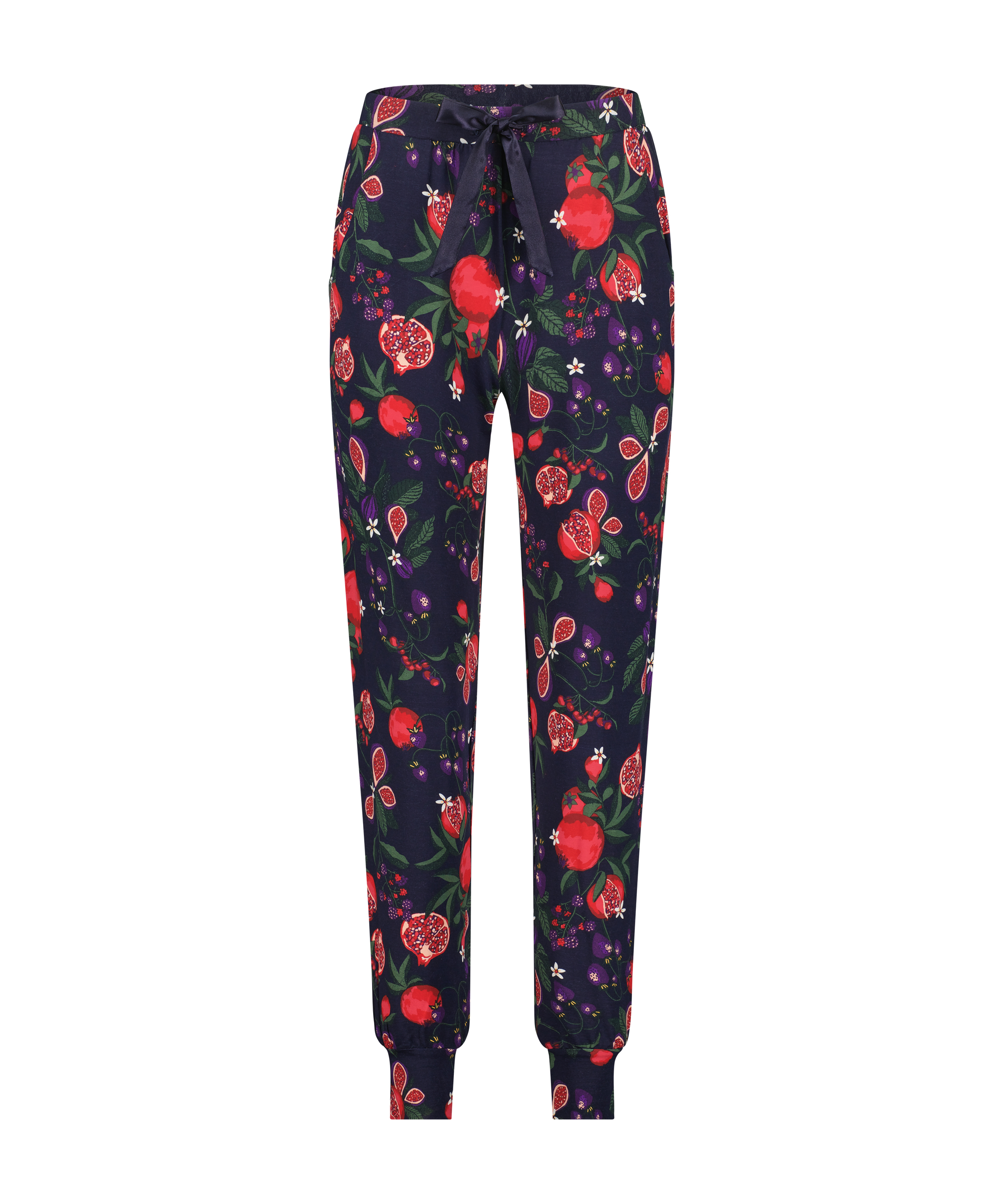 Spodnie piżamowe z dżerseju, Niebieski, main