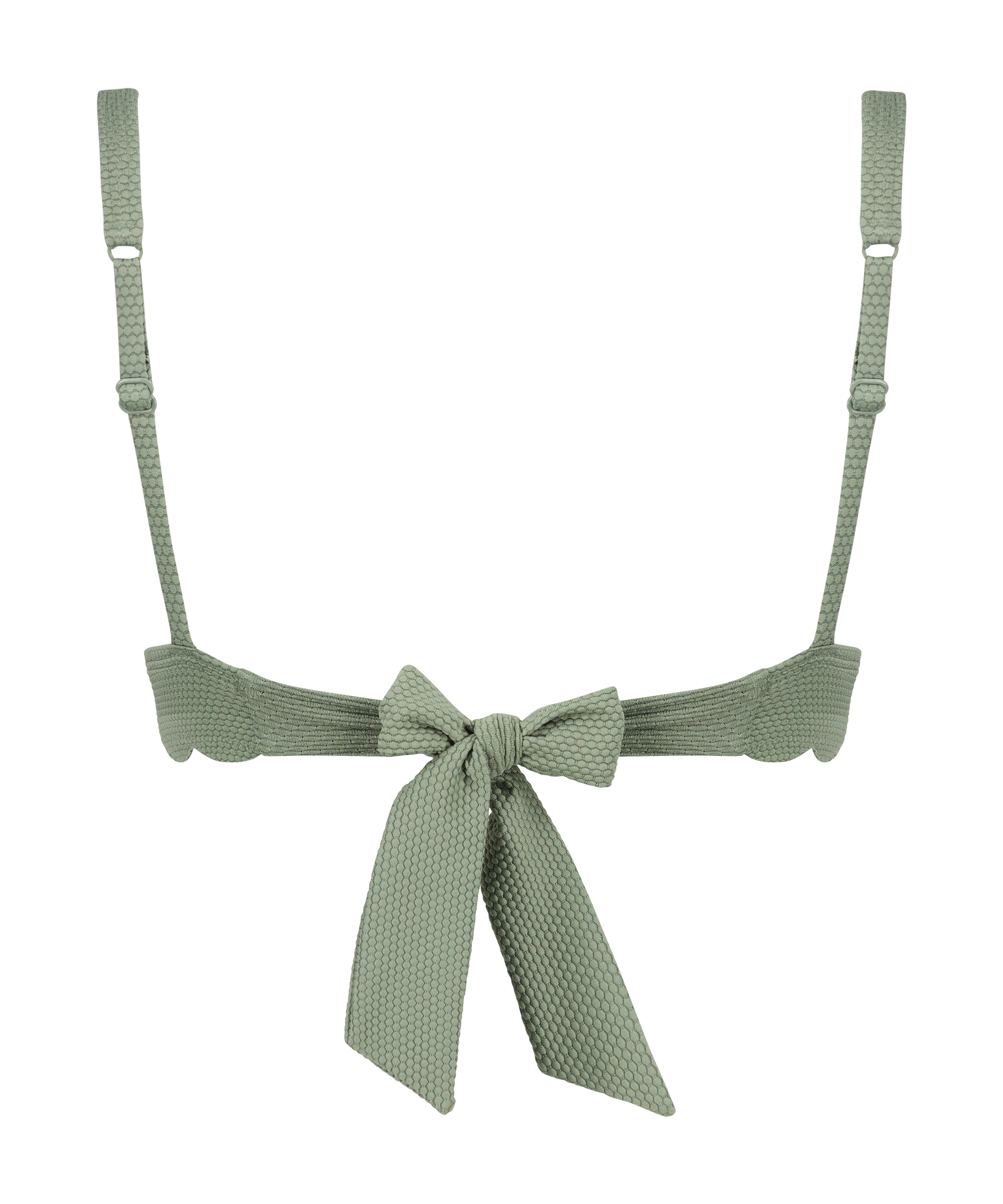 G&oacute;ra od bikini typu tr&oacute;jkąt Scallop, Zielony, main