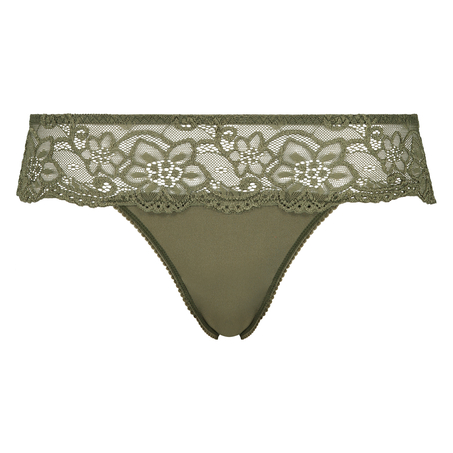 Szorty stringi Rosie, Zielony