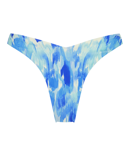 Majtki Bikini Wysoko Krojona Paraguay, Niebieski