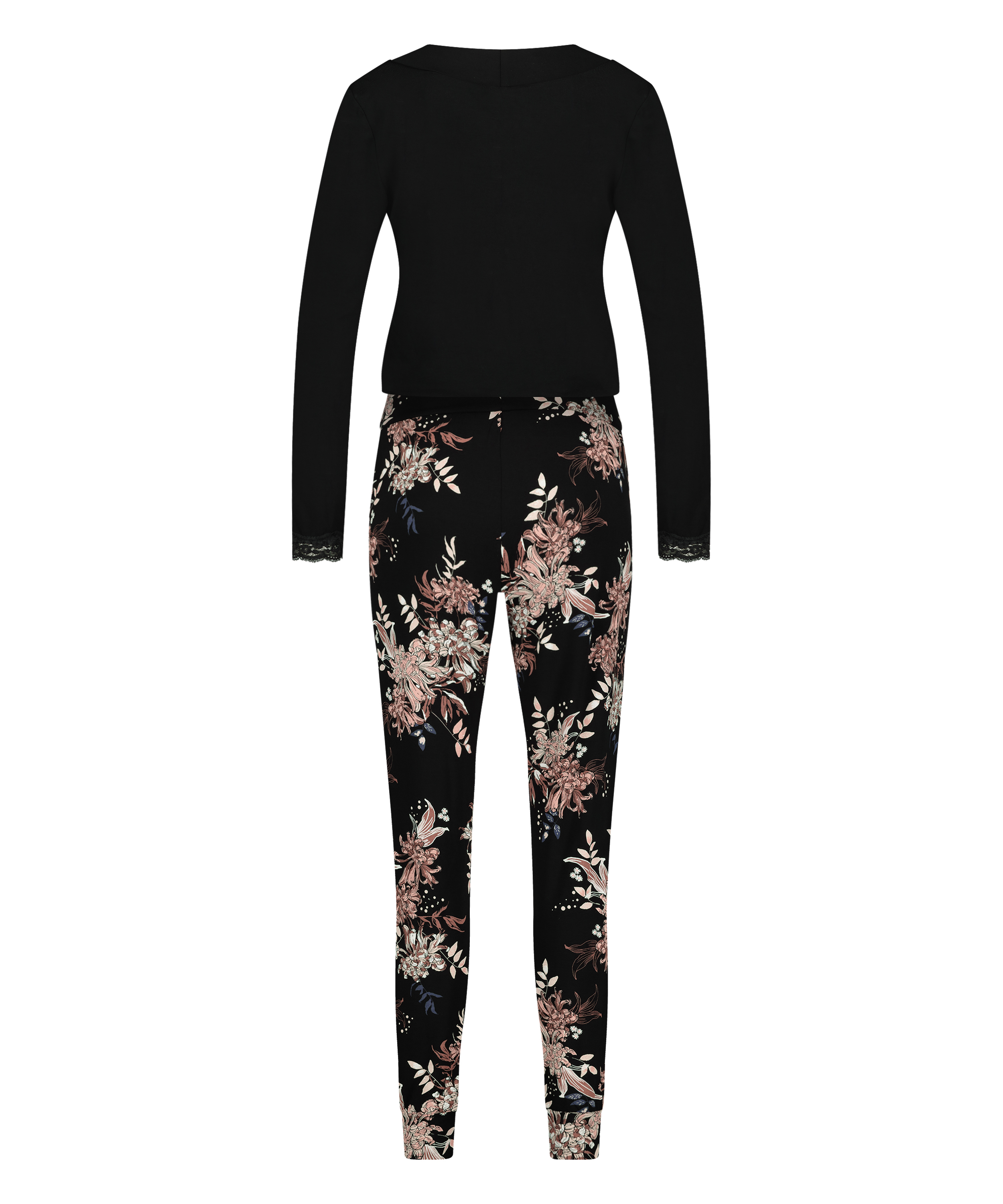 Piżama dla kobiet karmiących, Czarny, main