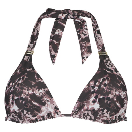 Animaux triangle bikini top, Czarny