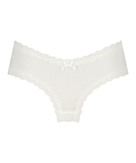Brazyliany V-shape Mesh, Biały