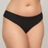 Brazyliany Invisible Lace Back, Czarny