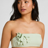 G&oacute;ra od Bikini Bandeau Tulum, Zielony