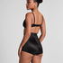 Obcisłe modelujące majtki z wysokim stanem, Czarny