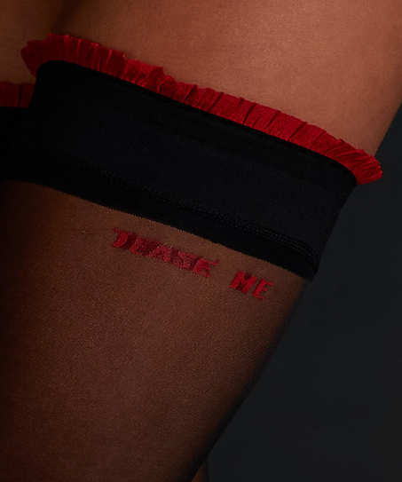 Rajstopy podnoszące pośladki 15 Denier Private, Czerwony