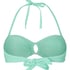 Luksusowy Top Bikini Bandeau z K&oacute;łkiem, Zielony