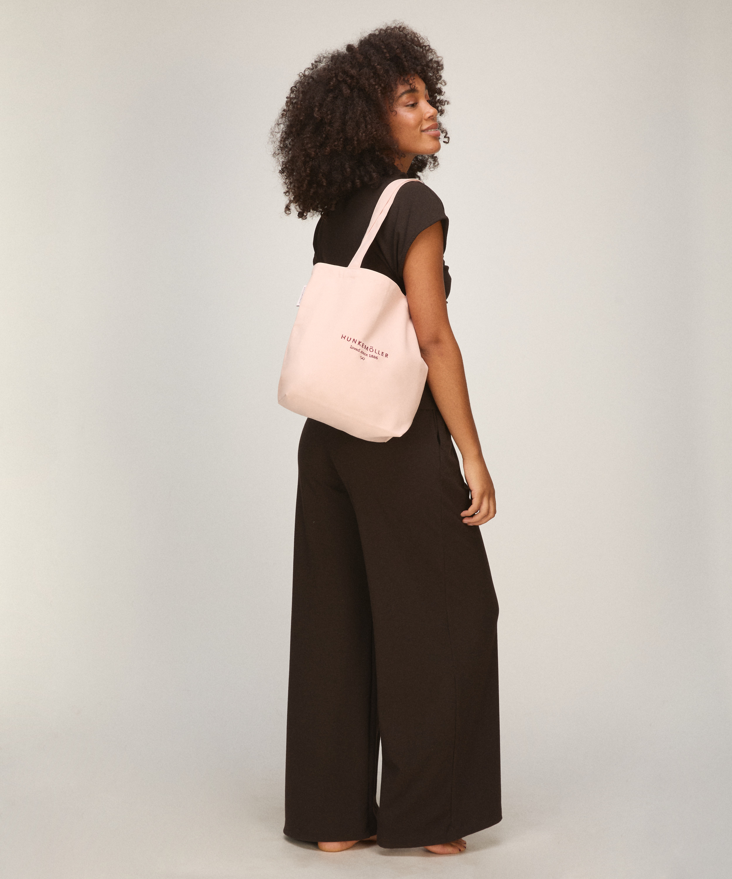 Canvas Tote Bag Small, R&oacute;żowy, main