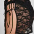 Beach Skirt Sunset Lace, Czarny