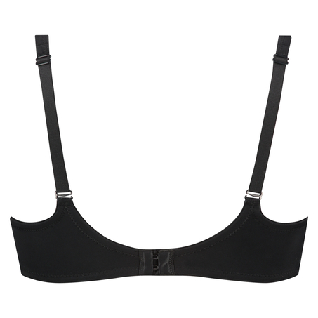 Leslie non-padded underwired bra, Czarny