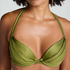 Top od bikini Holbox, Zielony