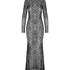 Halka Allover Lace, Czarny