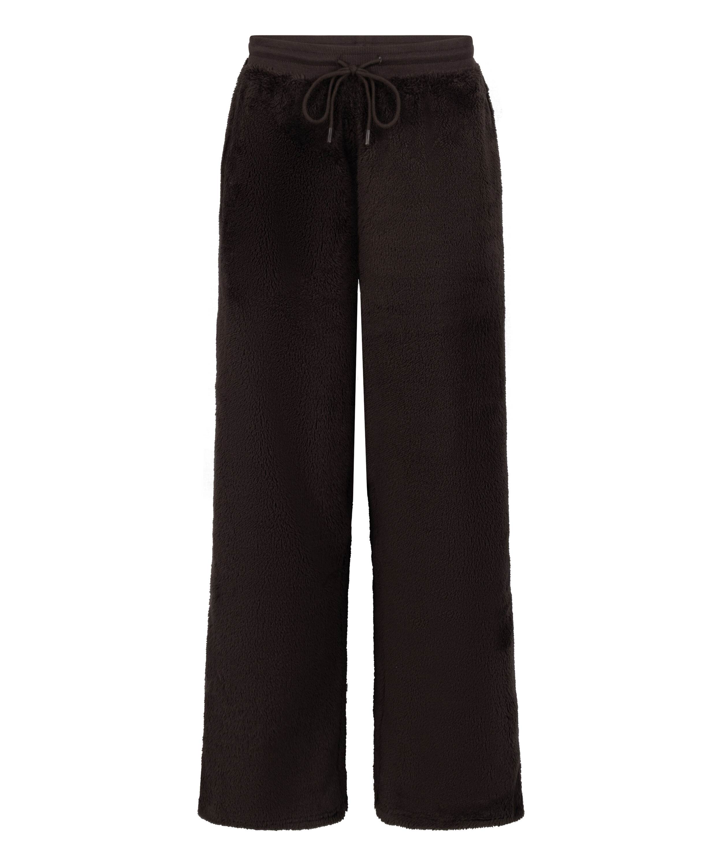 Spodnie z miękkiego polaru, Brązowy