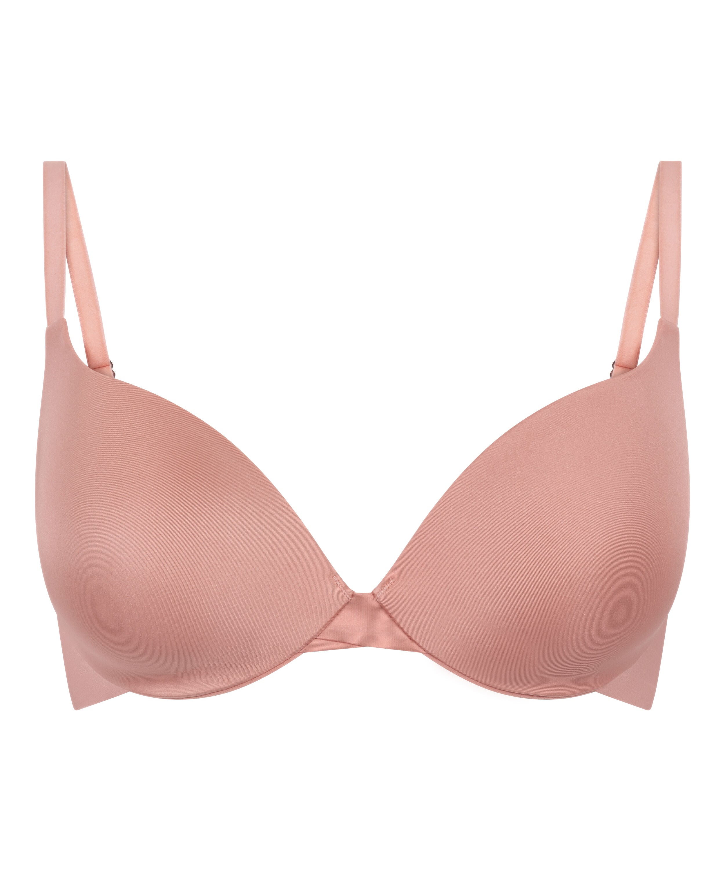 Usztywniony biustonosz push-up z fiszbinami Smooth, R&oacute;żowy