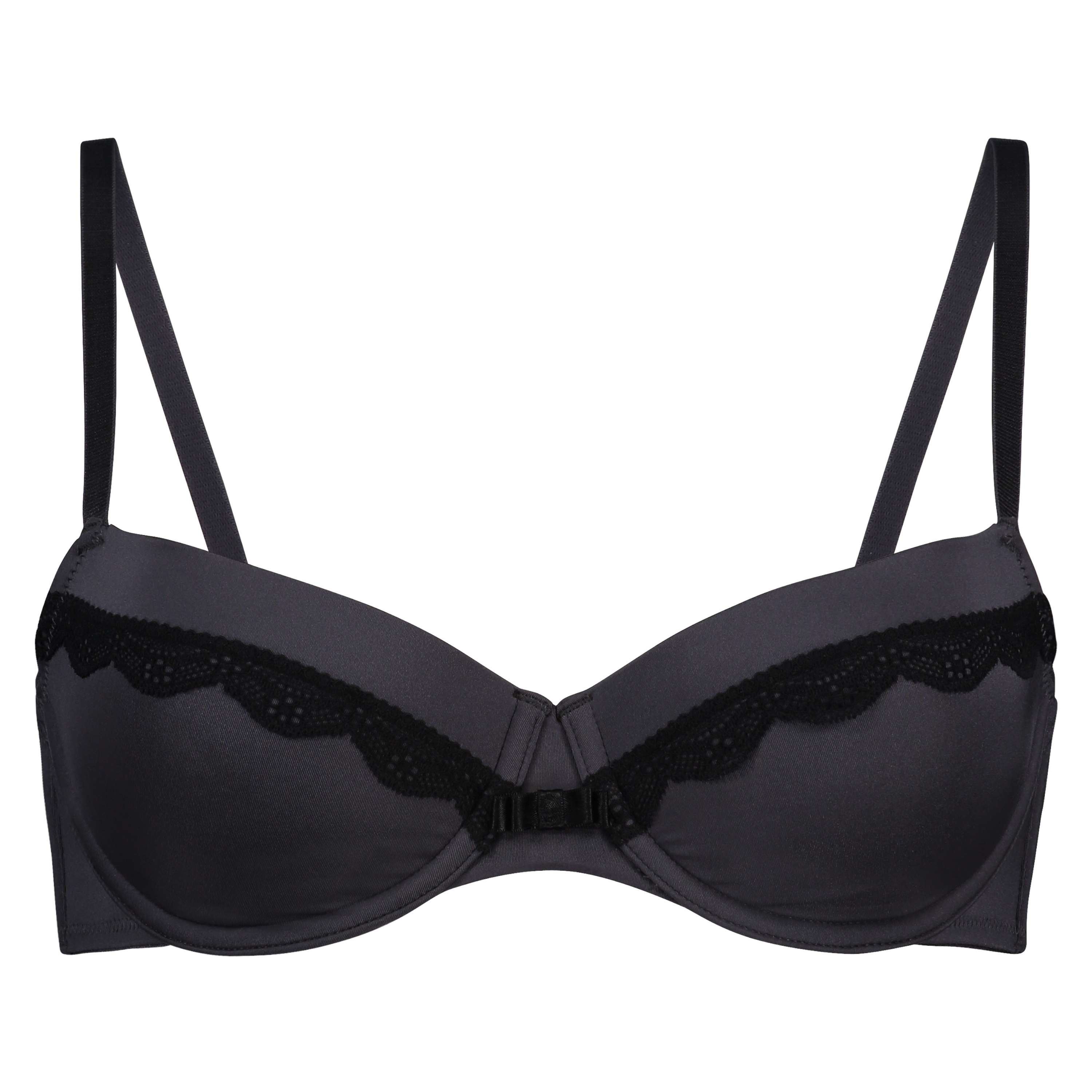 Lucie padded underwired bra, Szary, main